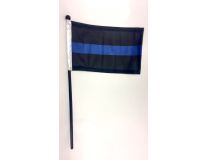 4"x6" Hand-held Mini Thin Blue Line Flags